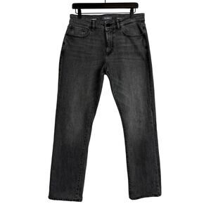 DL1961 Mens Performance Avery Relaxed Straight Jeans Gray Black - 31x30 31W 30L